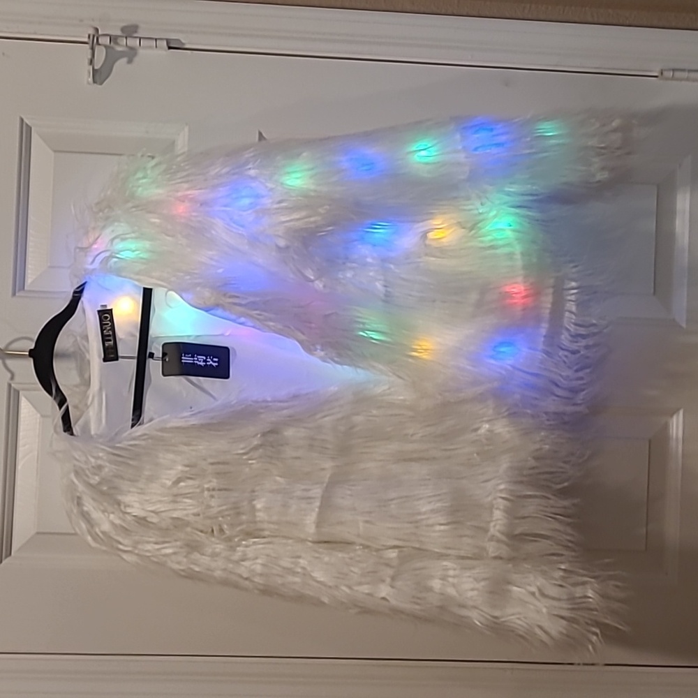 Faux Fur Light Up  Jacket